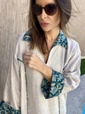 Eden blue with beige