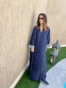 Flower cotton with navy