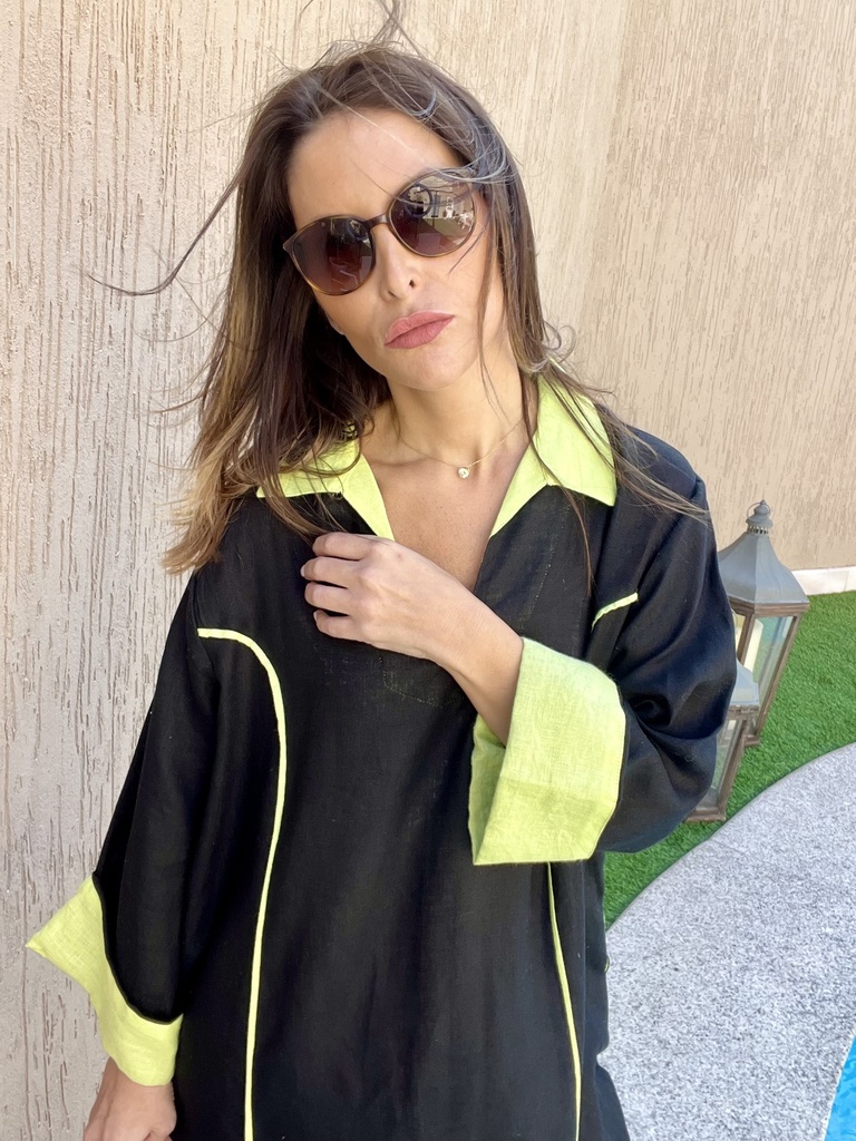 Black/lime