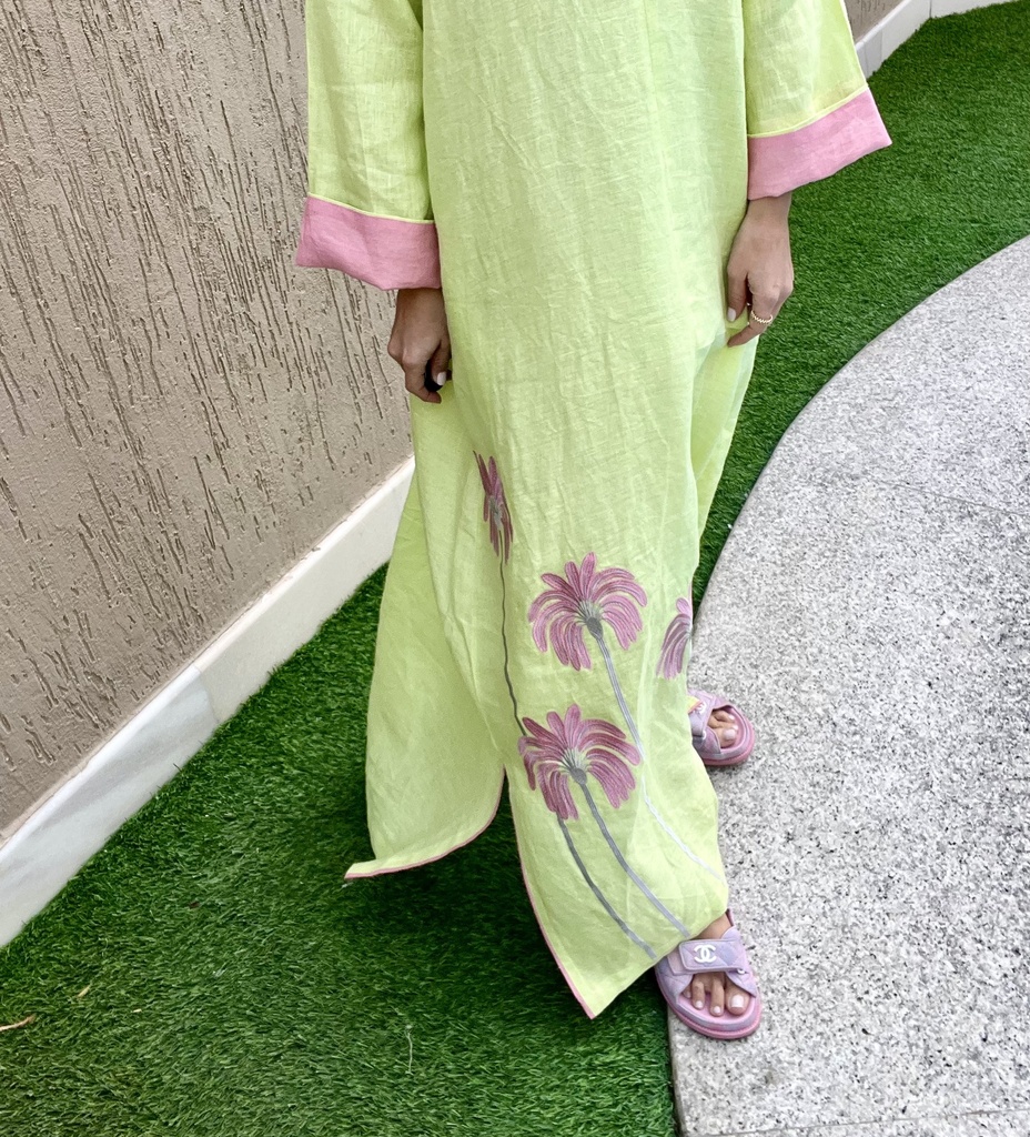 Apple green Thobe