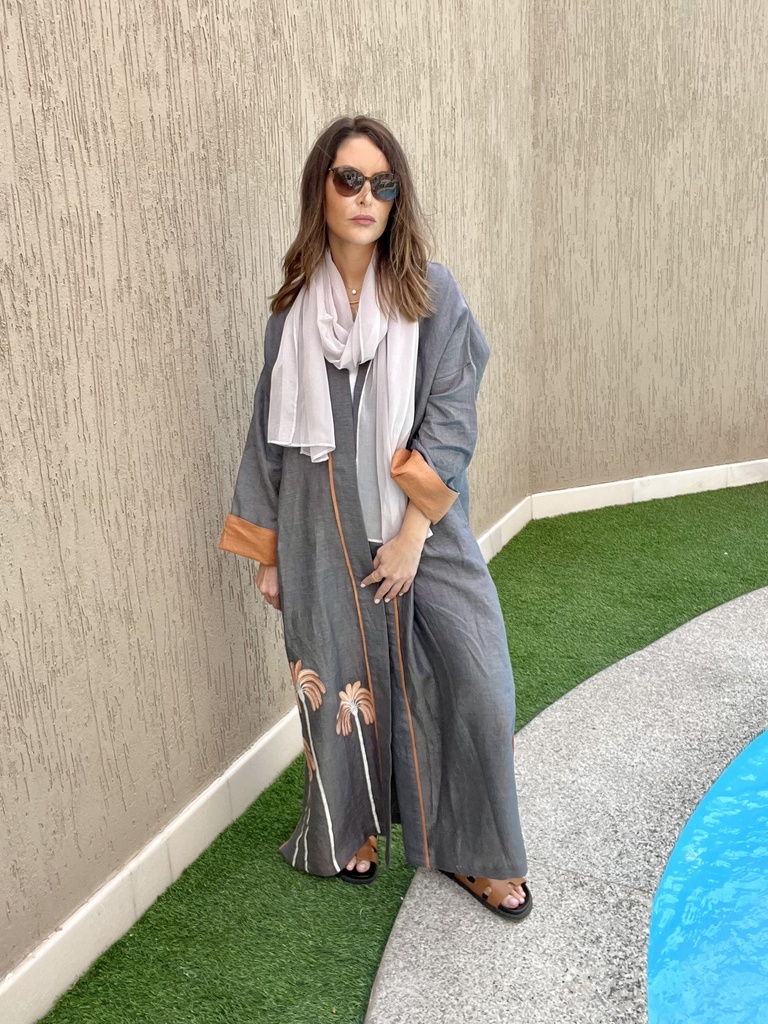Dark grey kimono