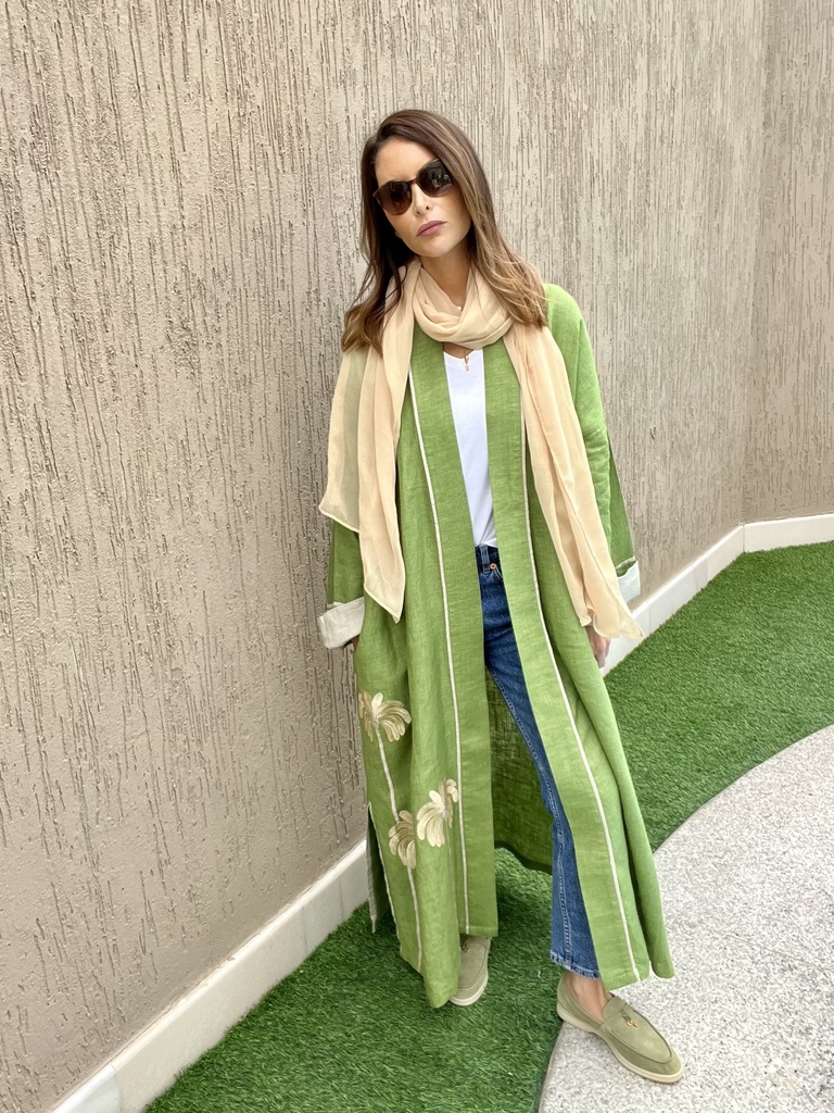 Green kimono