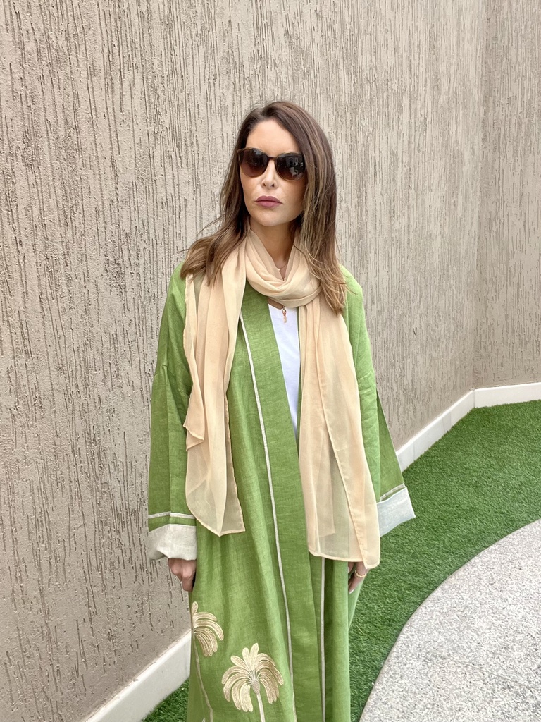 Green kimono