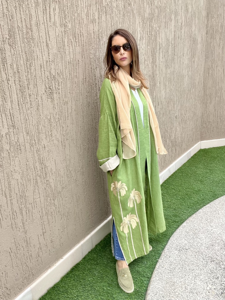Green kimono