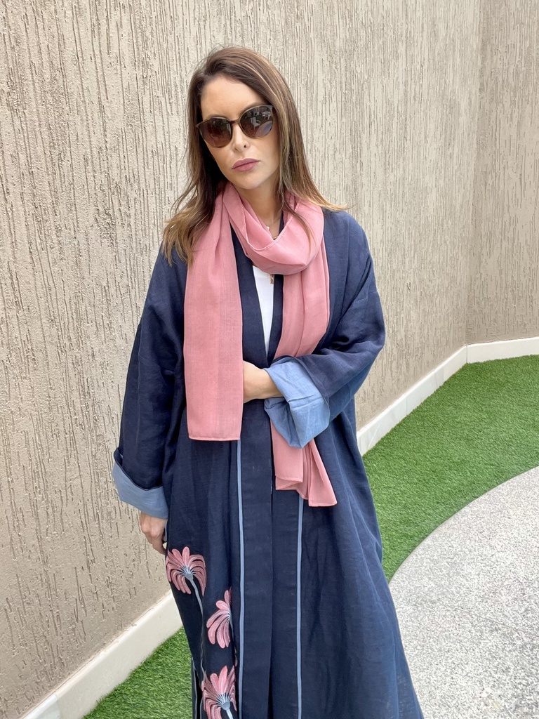 Navy/pink kimono