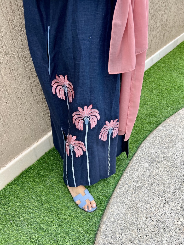 Navy/pink kimono