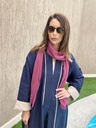 Navy/ plum kimono