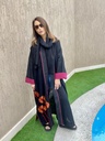 Black /fushia kimono