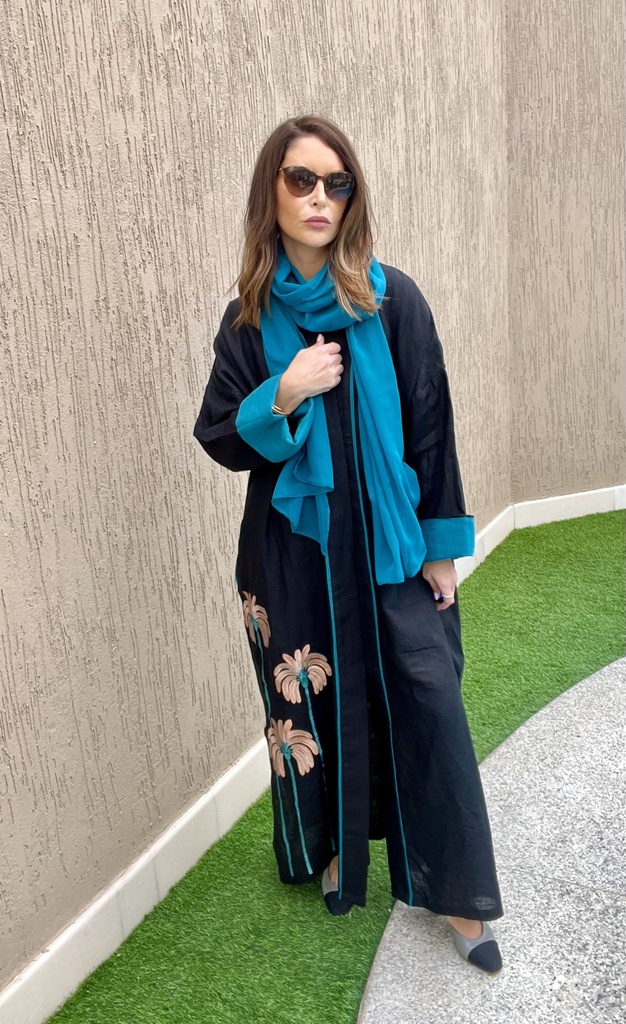 Black emerald kimono