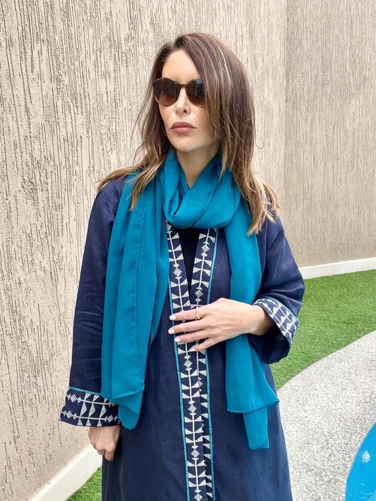 Navy/turquoise