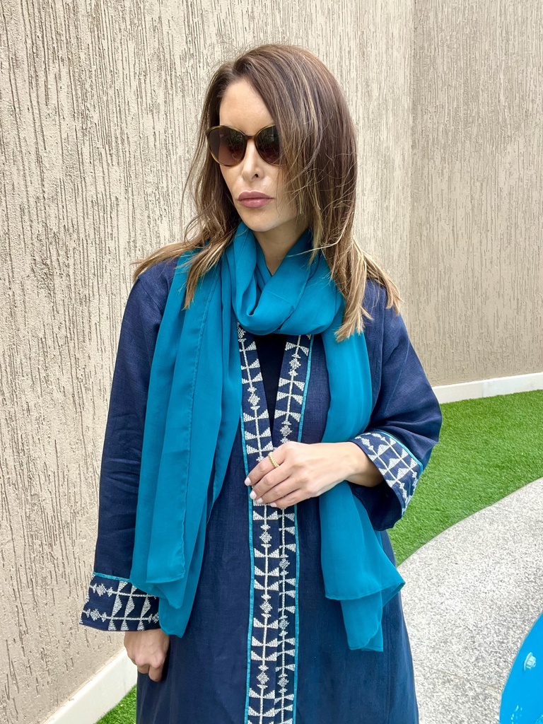 Navy/turquoise