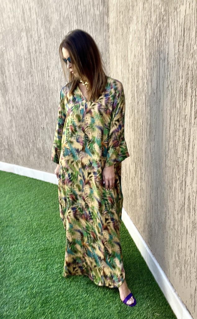 Peacock Cotton Silk