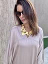 Powder pink cotton satin blend