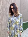 Fumes yellow Cotton Silk