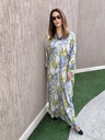 Fumes yellow Cotton Silk