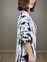 Black/white tie dye 
