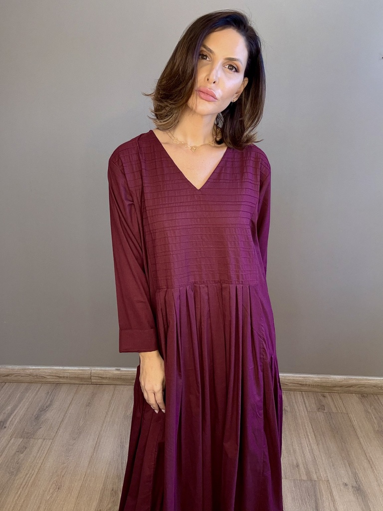 Crease burgundy