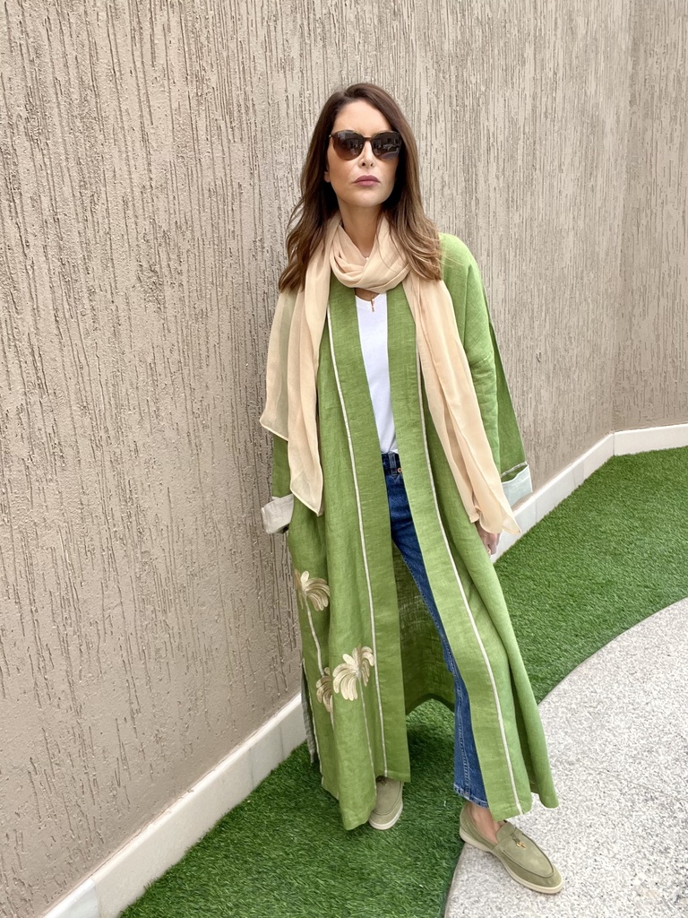 Green kimono