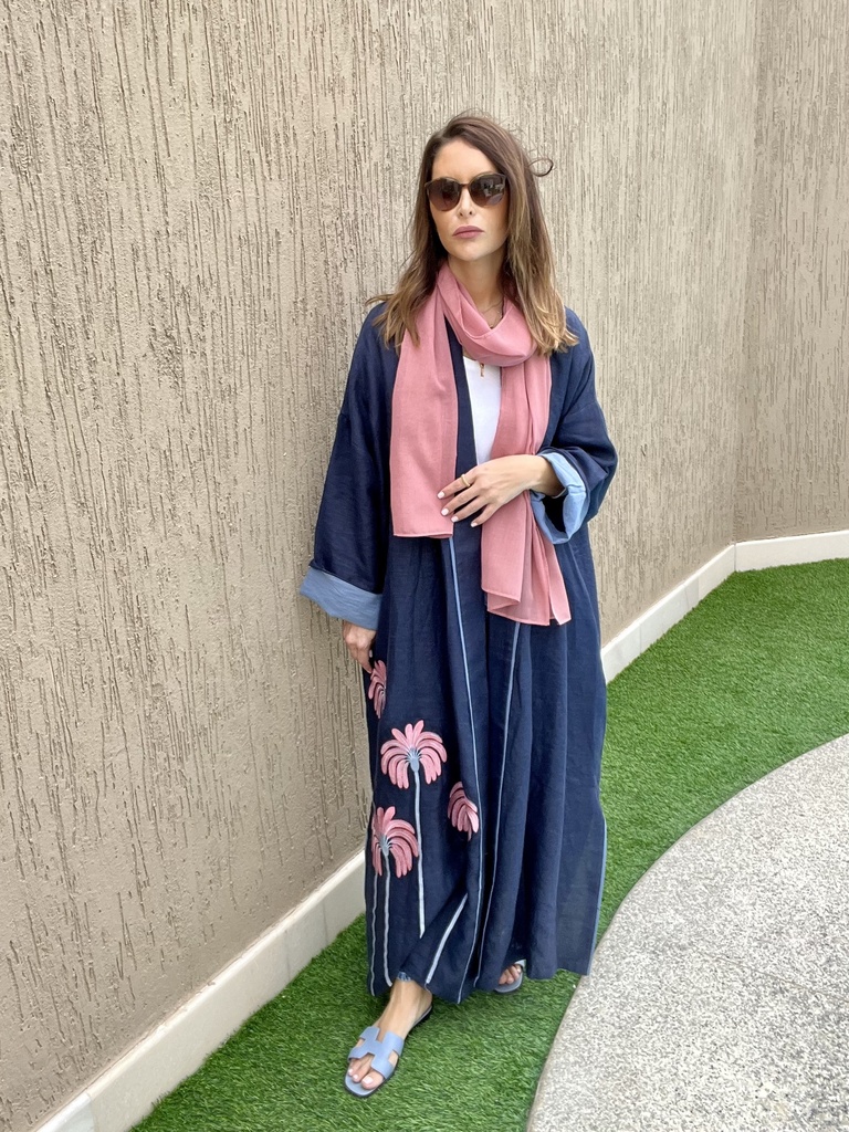 Navy/pink kimono
