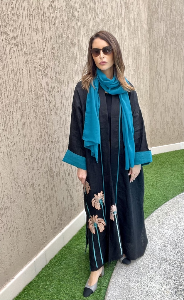 Black emerald kimono