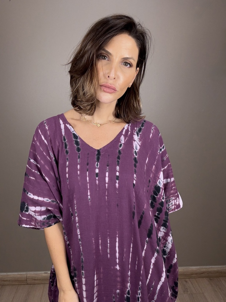 Purple tie dye