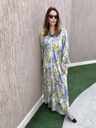 Fumes yellow Cotton Silk