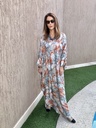 Fumes orange cotton silk