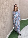 Fumes blue cotton silk