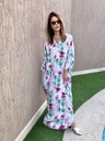 Woodland green cotton silk