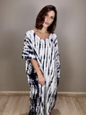 Black/white tie dye